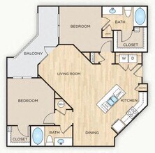 The Bogart (2x2) 335 floor plan